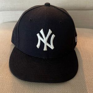 New York Yankees Fitted Flat Brim New Era Hat